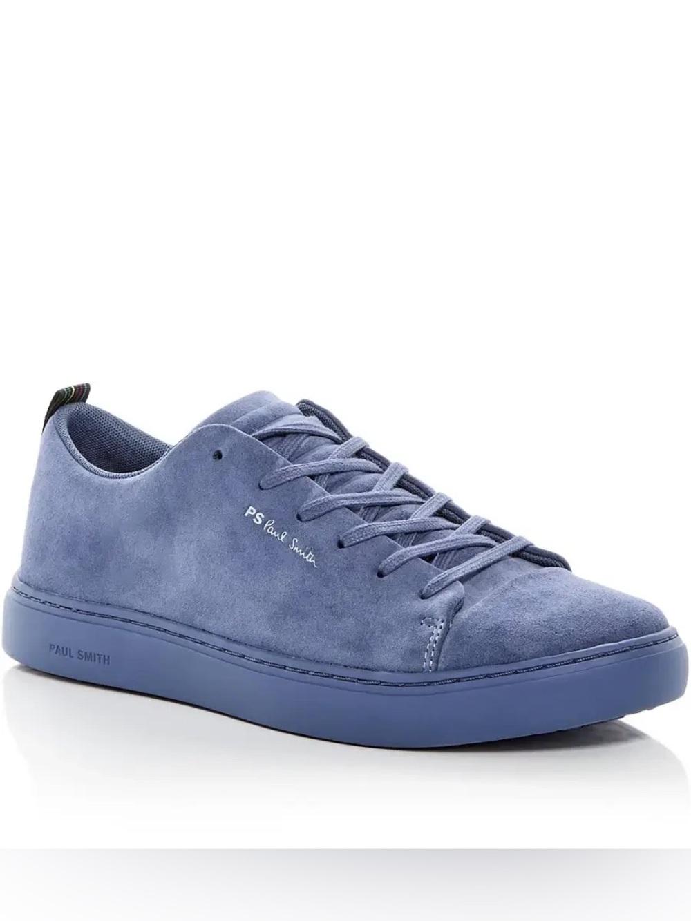 Paul Smith Lee Light Blue Suede Laced Sneaker - New in Box - size US 10, UK 9